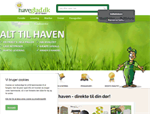 Tablet Screenshot of haveglad.dk